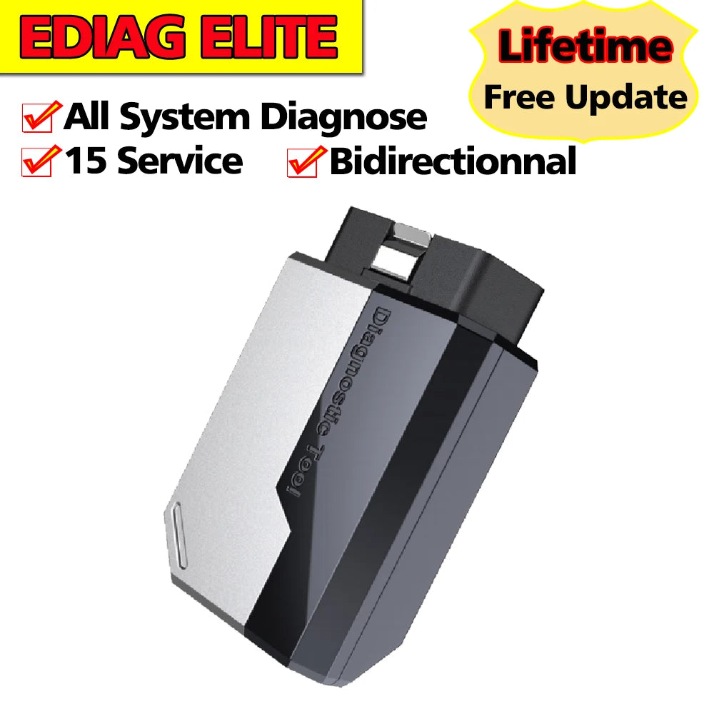 KINGBOLEN EDIAG ELITE OBD2 Scanner All System Car Diagnostic Tool 15 Service Bidirectional Conrol