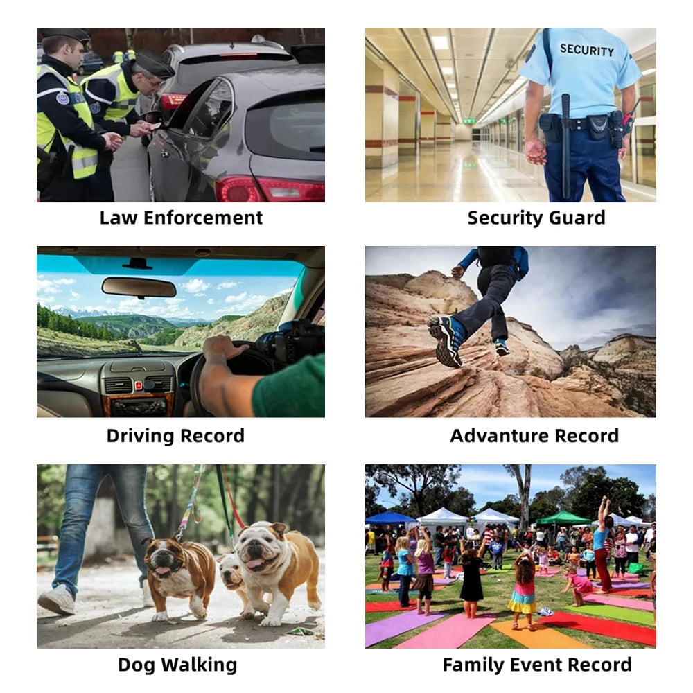 Full 4K HD Body Worn Camera Portable Law Enforcement Recorder Camera Mini Digital Night Vision Bodycam