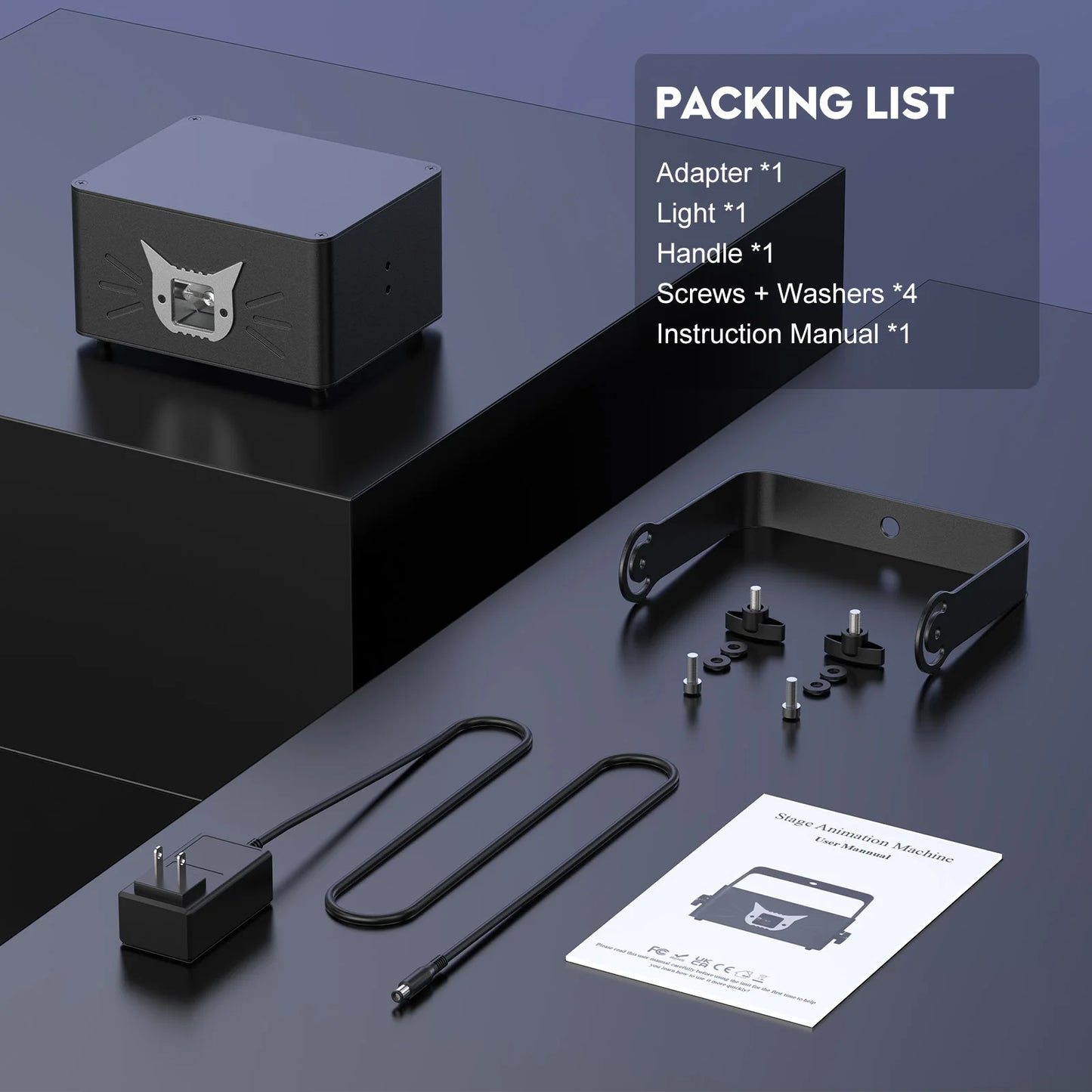 Datewink 25W 3D Animation Party Lights Bluetooth APP Battery RGB Stage Lighting Projector DMX For Disco Wedding Bar Club Show