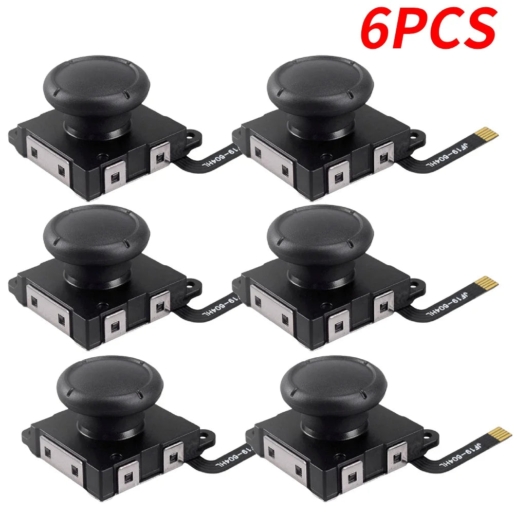 1-6PCS Hall Sensing Joystick for JoyCon Replacement No Drifting Electromagnetic Stick for Swicth / For Switch OLED/Lite