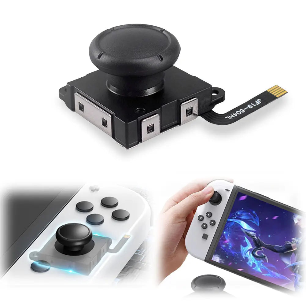 1-6PCS Hall Sensing Joystick for JoyCon Replacement No Drifting Electromagnetic Stick for Swicth / For Switch OLED/Lite