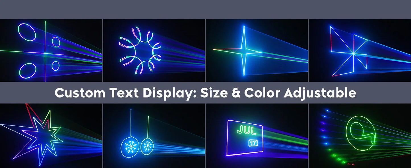 Datewink 25W 3D Animation Party Lights Bluetooth APP Battery RGB Stage Lighting Projector DMX For Disco Wedding Bar Club Show