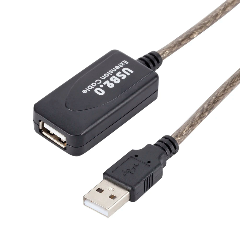 5/10/15/20m USB 2.0 Extension Cable High Speed Male To Female Active Repeater