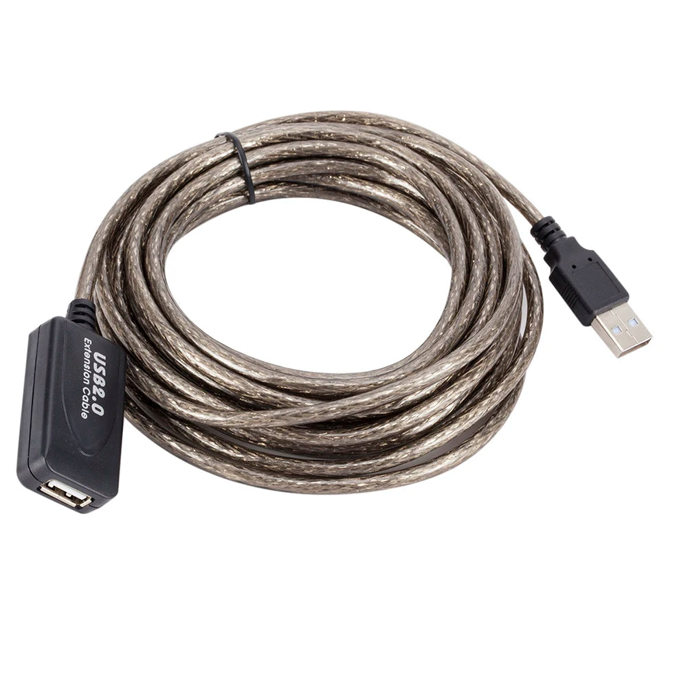 5/10/15/20m USB 2.0 Extension Cable High Speed Male To Female Active Repeater