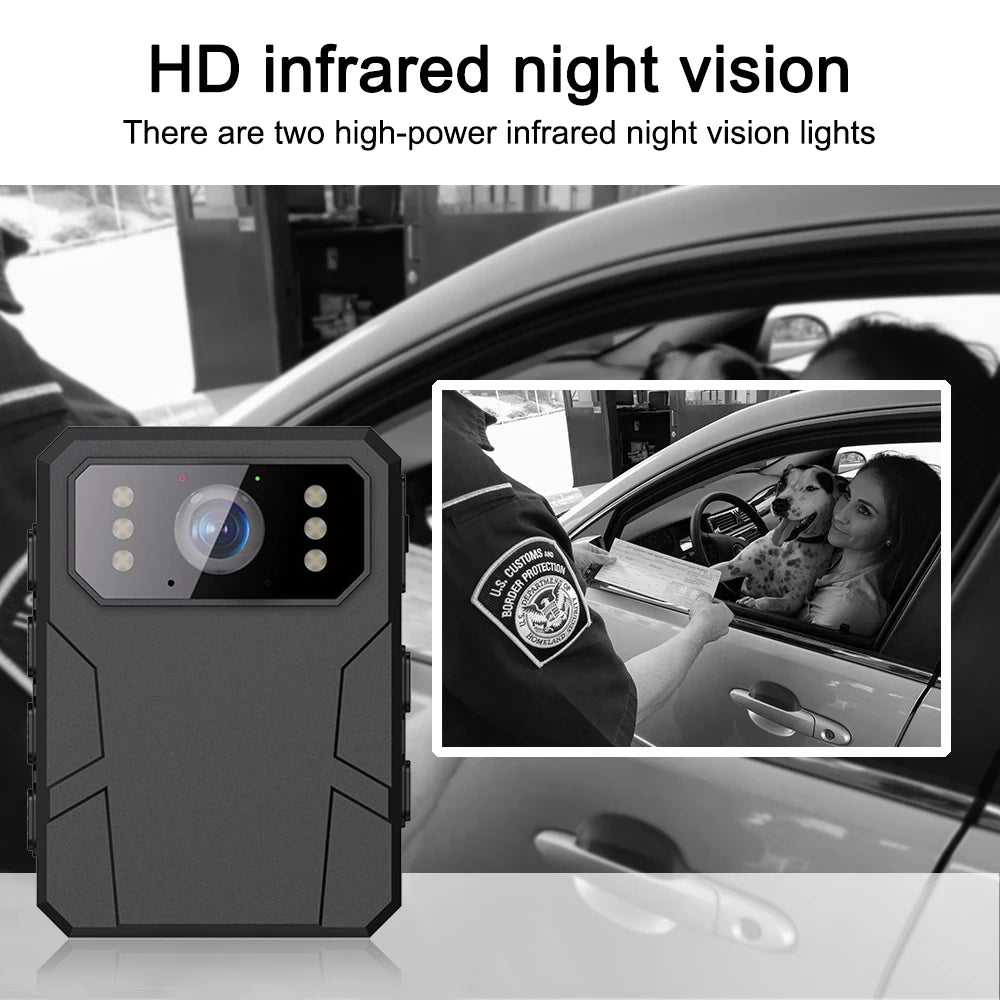 Full 4K HD Body Worn Camera Portable Law Enforcement Recorder Camera Mini Digital Night Vision Bodycam