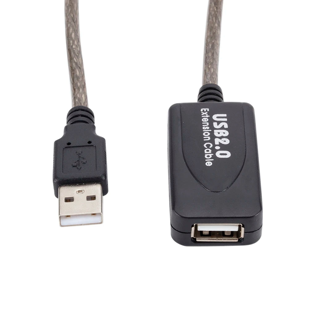 5/10/15/20m USB 2.0 Extension Cable High Speed Male To Female Active Repeater