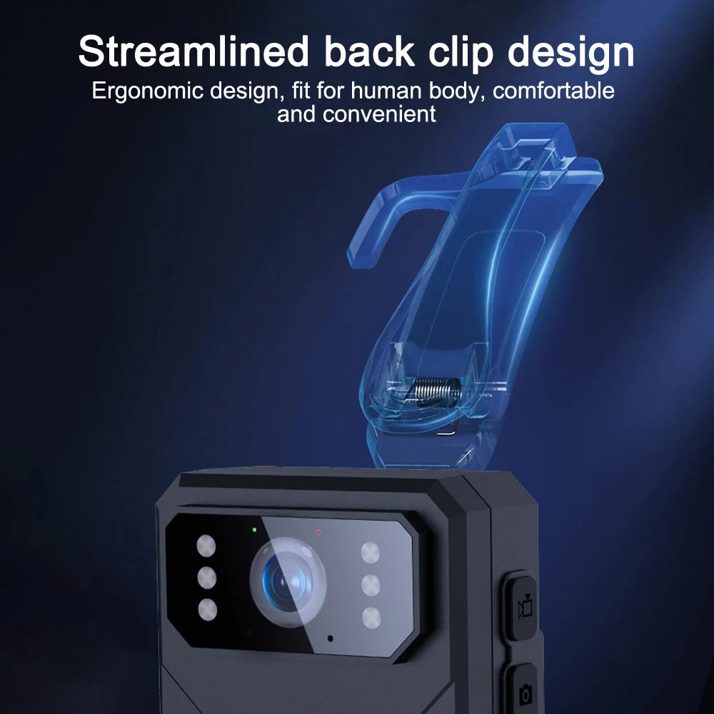 Full 4K HD Body Worn Camera Portable Law Enforcement Recorder Camera Mini Digital Night Vision Bodycam