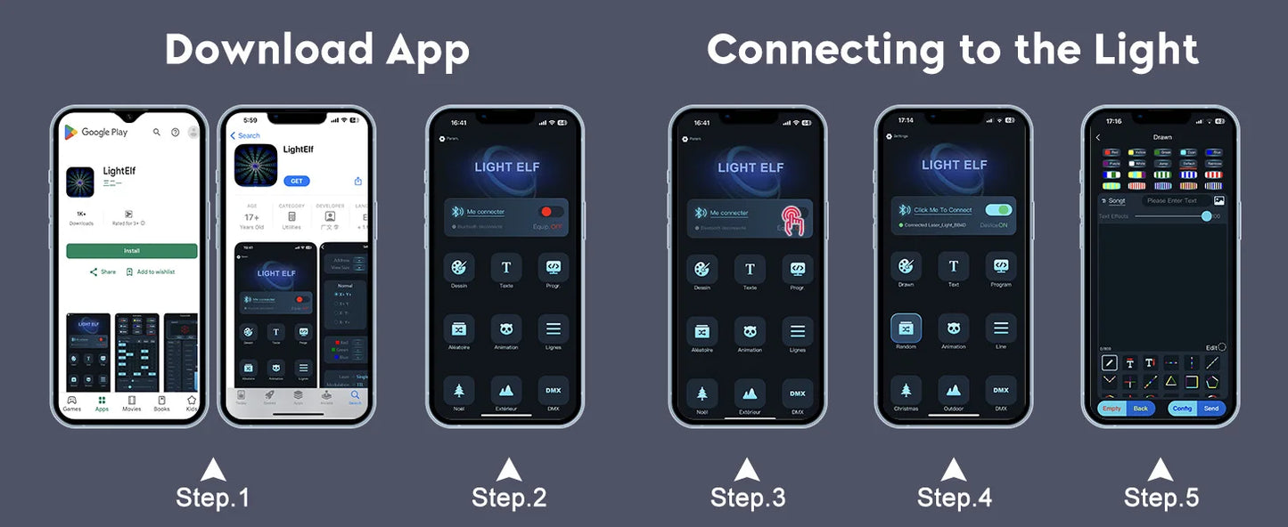 Datewink 25W 3D Animation Party Lights Bluetooth APP Battery RGB Stage Lighting Projector DMX For Disco Wedding Bar Club Show